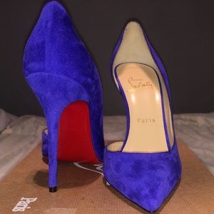 NEW Christian louboutins “classic iriza pop suede”